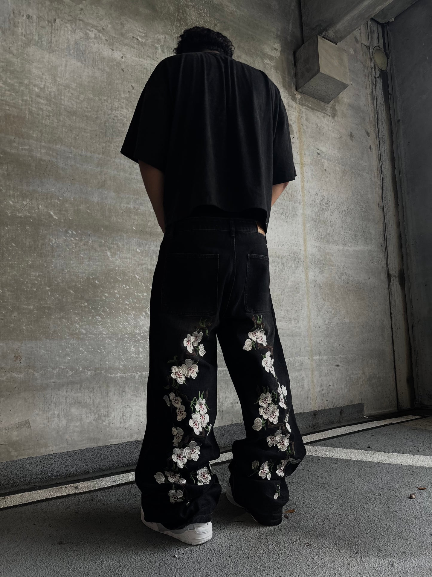 Simbol project White blossom jeans