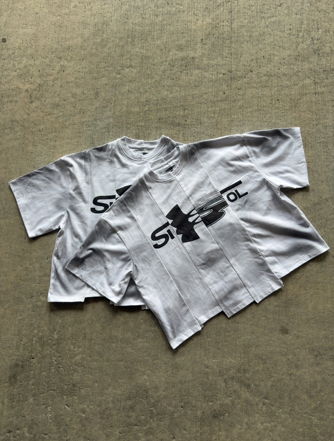 "Cut up" tee