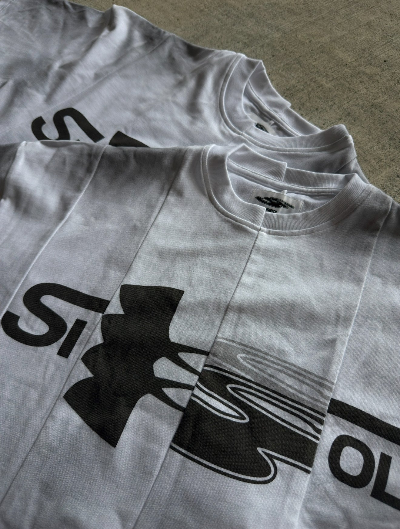 "Cut up" tee