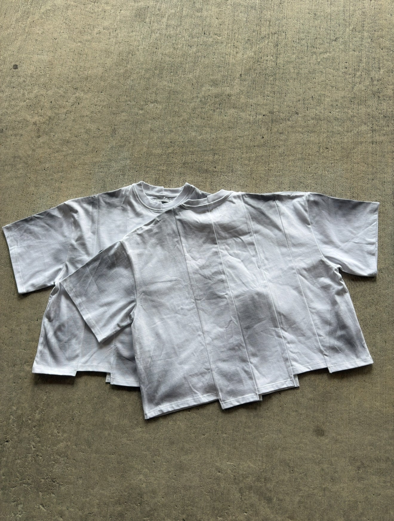 "Cut up" tee