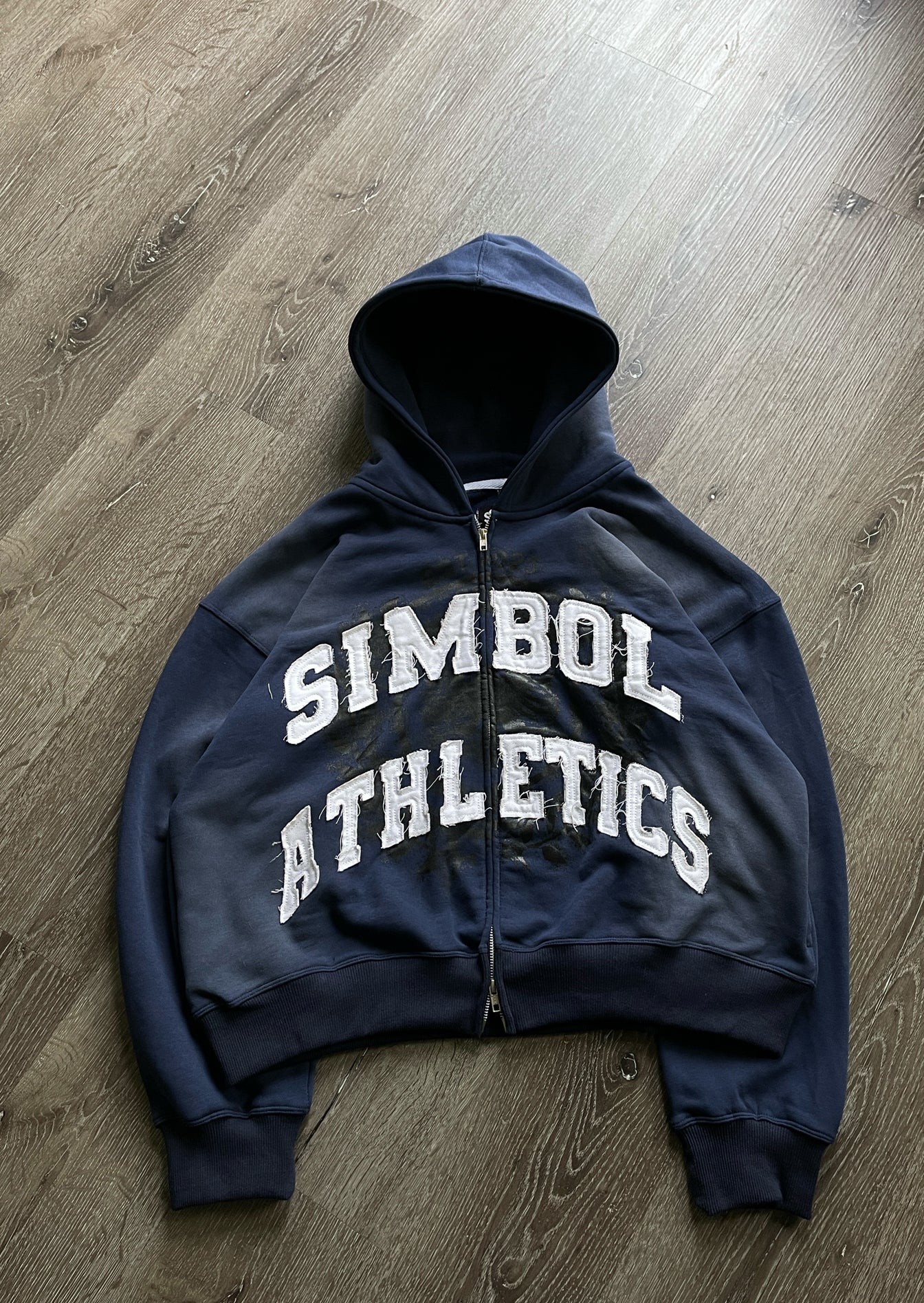 Simbol athletics zip up hoodies