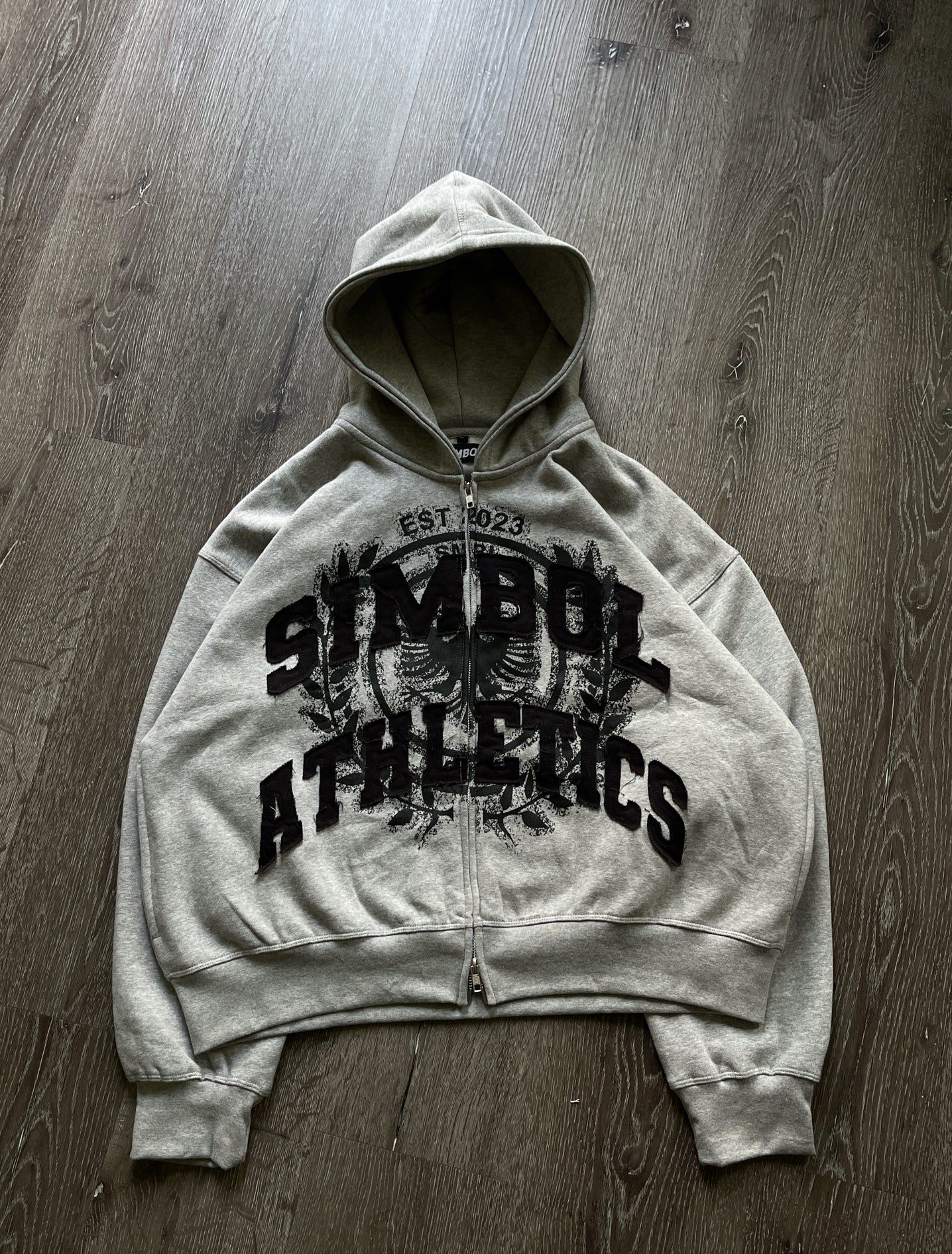 Simbol athletics zip up hoodies