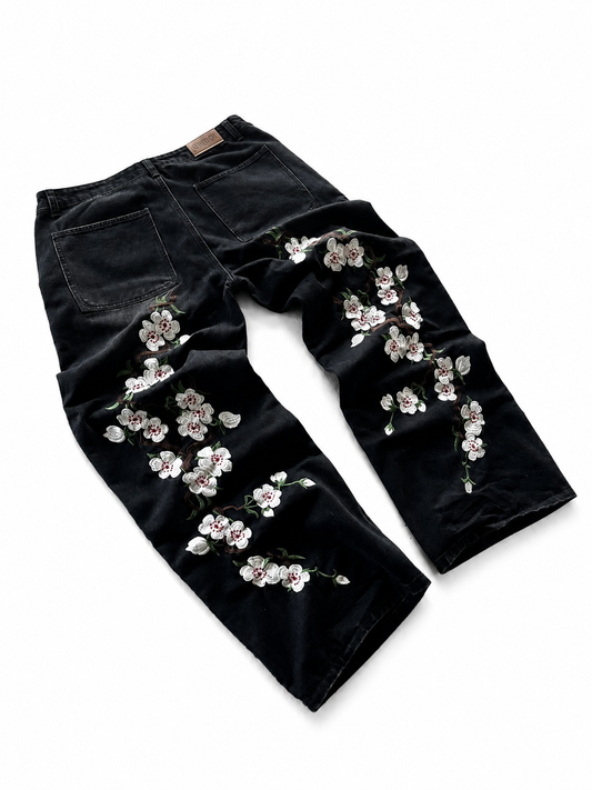 Simbol project White blossom jeans V2