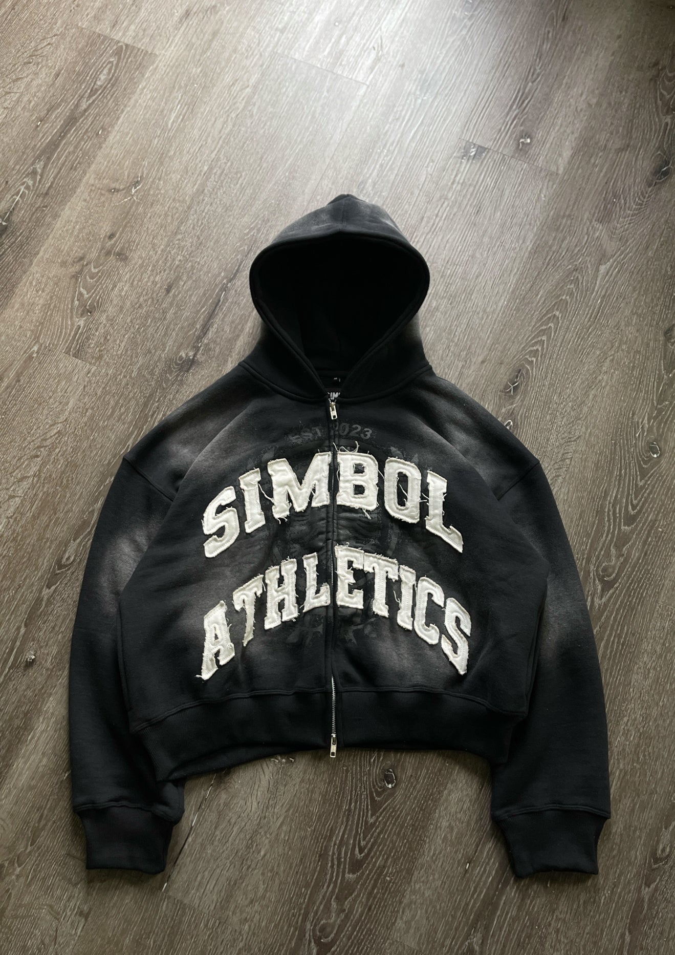 Simbol athletics zip up hoodies