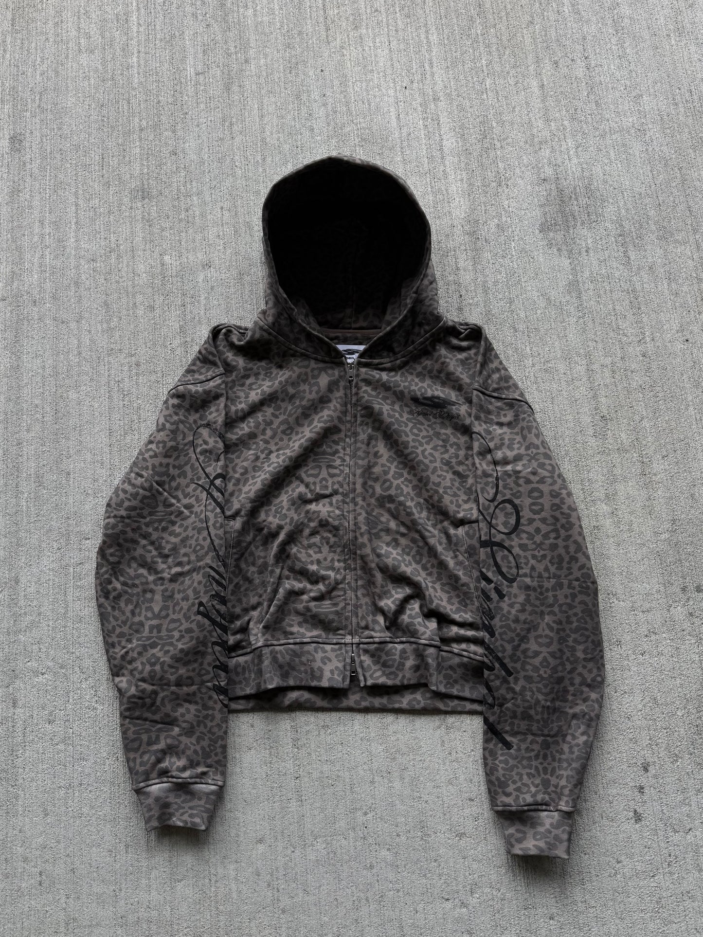 Simbol Project “Simbol Print” zip up hoodie