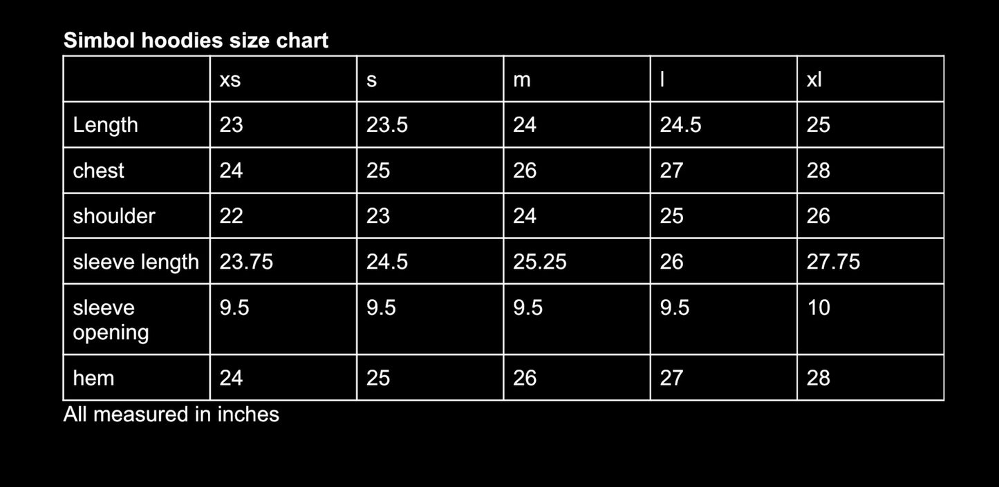 Simbol Project “Simbol Print” zip up hoodie