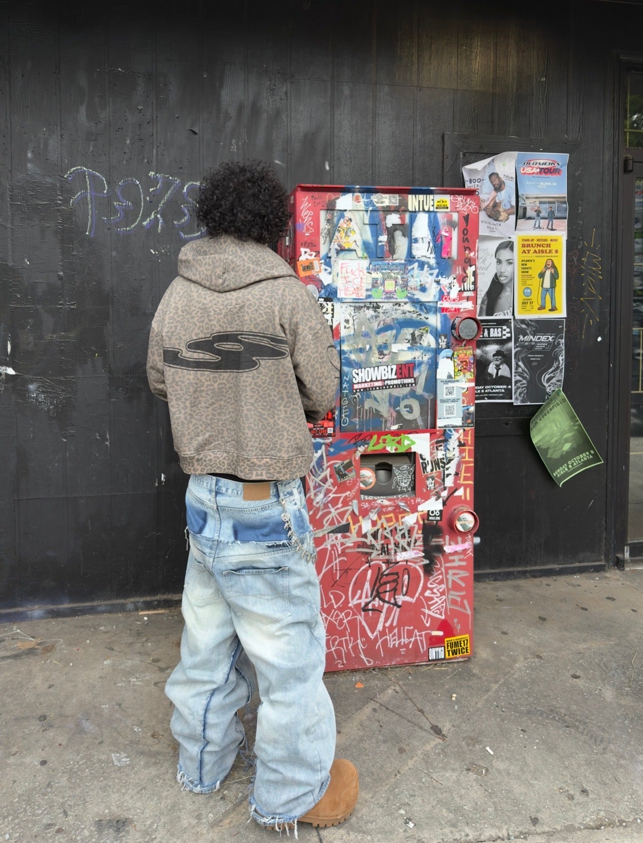 Simbol Project “Simbol Print” zip up hoodie