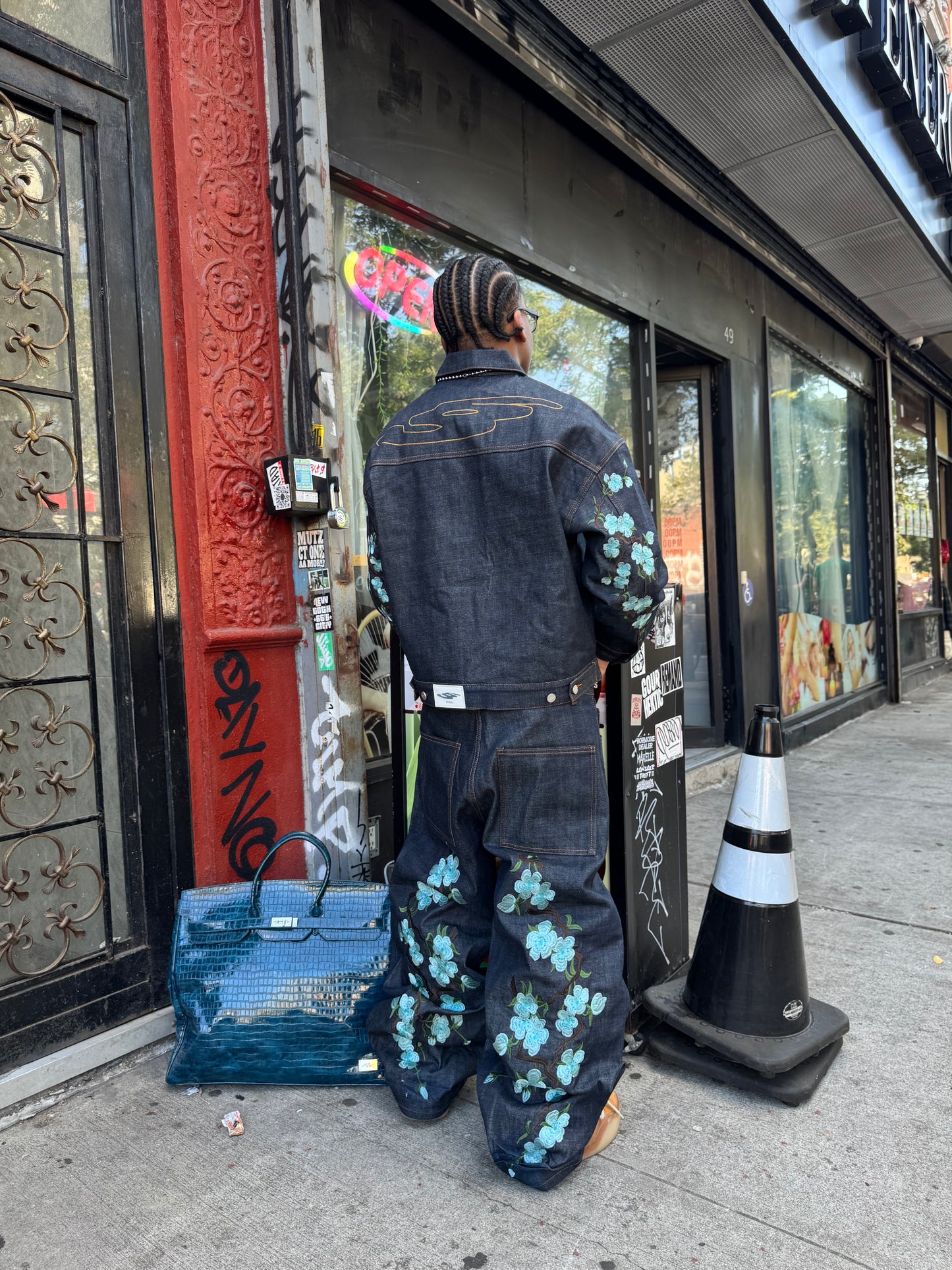 Blue Blossom Japanese selvedge denim Jackets